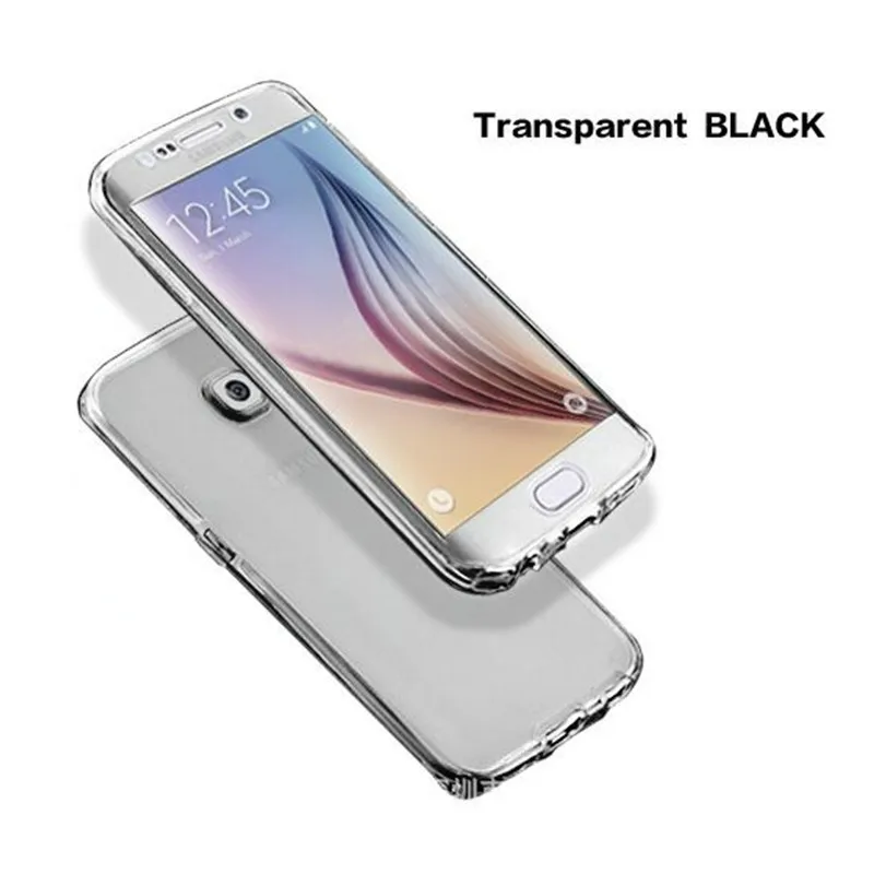 kawaii samsung phone cases Double sided TPU Ultrathin Transparent Soft Case for Samsung Galaxy S9 S8 Plus S7 S6 edge Note 9 8 5 4 3 Cover Coque samsung cute phone cover Cases For Samsung