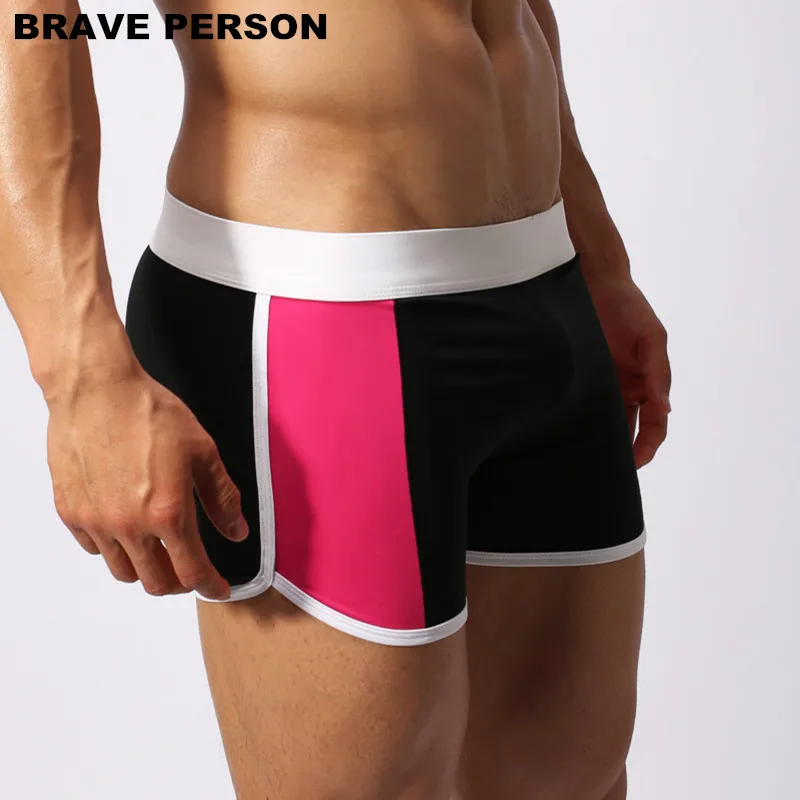 BRAVE PERSON Summer Hot Shorts Men Beachwear Shorts Men Sportwear Beach Board Shorts Smooth Soft Shorts Men Swim Trunks — view 6