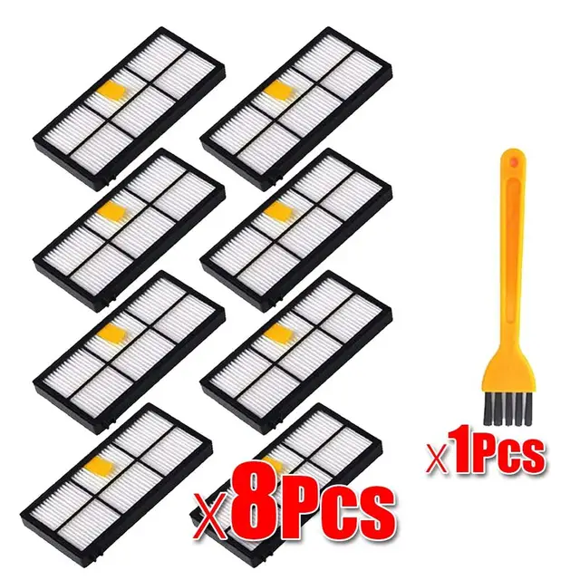 HEPA Filters Replace Brush Kit Parts Accessories For IRobot Roomba 805 860 861 865 866 870 871 880 885 960 966 980 Series 9Pcs a lot