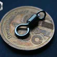 Нержавеющая сталь ЕДК Универсальный гаджет резьба повесить брелок-карабин для ключей