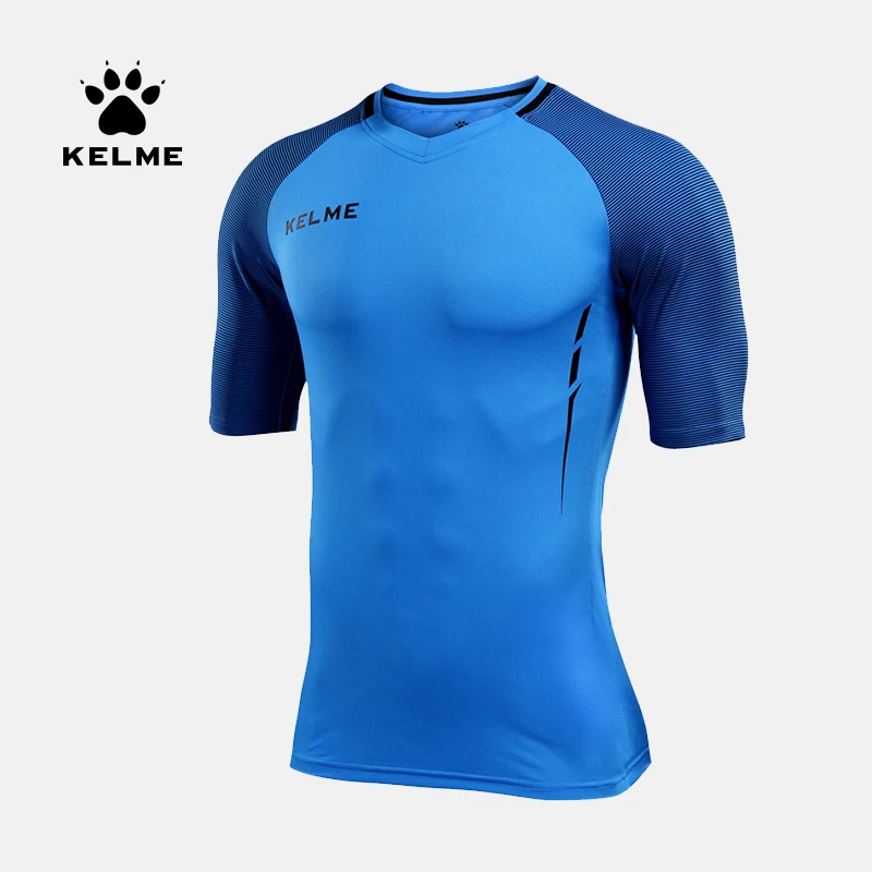 Мужская футболка KELME для футбола баскетбола бега тренировок тренажерного зала
