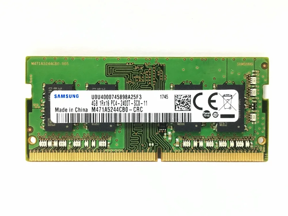 Ноутбук samsung ddr4 ОЗУ 8 ГБ 4 ГБ 16 ГБ PC4 2133 МГц или 2400 МГц 2666 МГц 2400T или 2133P 2666 в DIMM память для ноутбука 4 ГБ 8 ГБ 16 ГБ ddr4