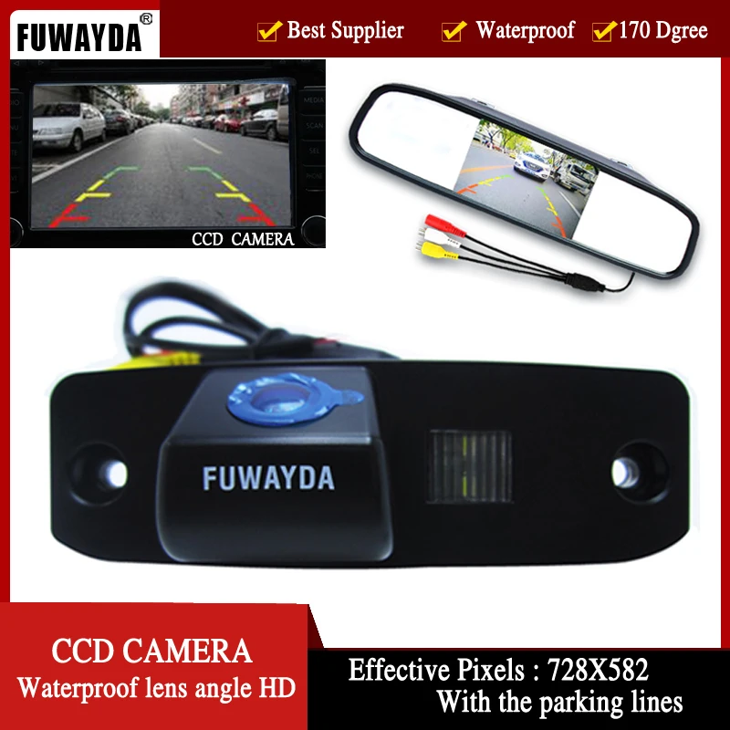 Автомобильная камера заднего вида FUWAYDA CCD для Hyundai Tucson Accent Elantra Terracan Veracruz Sonata 4 3