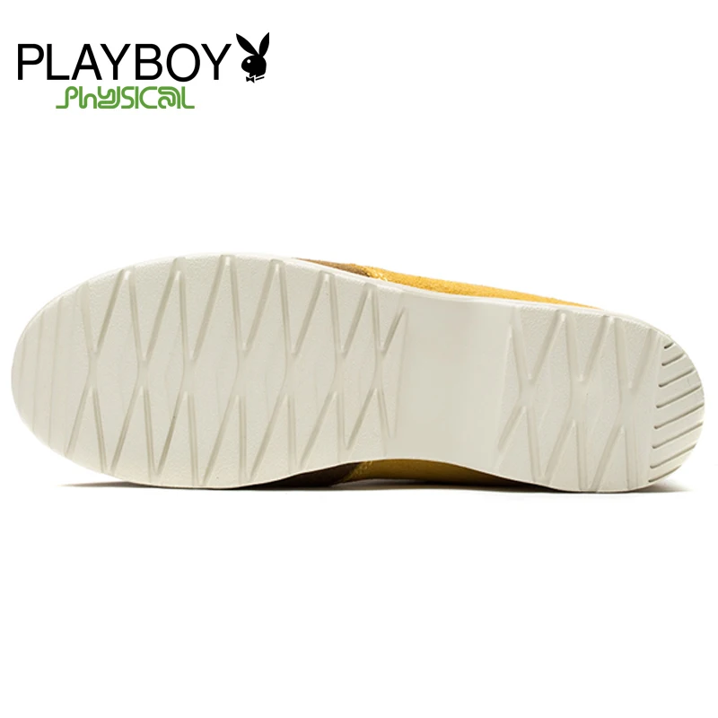 Playboy/Модная Мужская Брендовая обувь; Повседневная обувь из натуральной кожи; мужская обувь на плоской подошве со шнуровкой; обувь для вождения; Chaussure Home