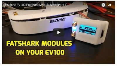 Горячая Распродажа EV100 720*540 5,8G 72CH FPV очки с двумя антеннами вентилятор 7,4 V 1000mAh батарея w/чемодан сумка коробка