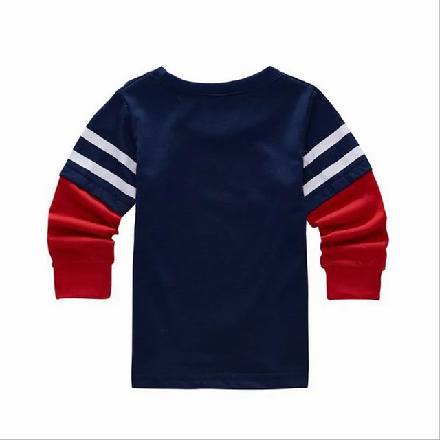 SAILEROAD 2-7T Spring Autumn Children Kids Boys Long Sleeve T Shirt Cartoon Children's Clothing Girls T-Shirts Boys Wear Clothes 2