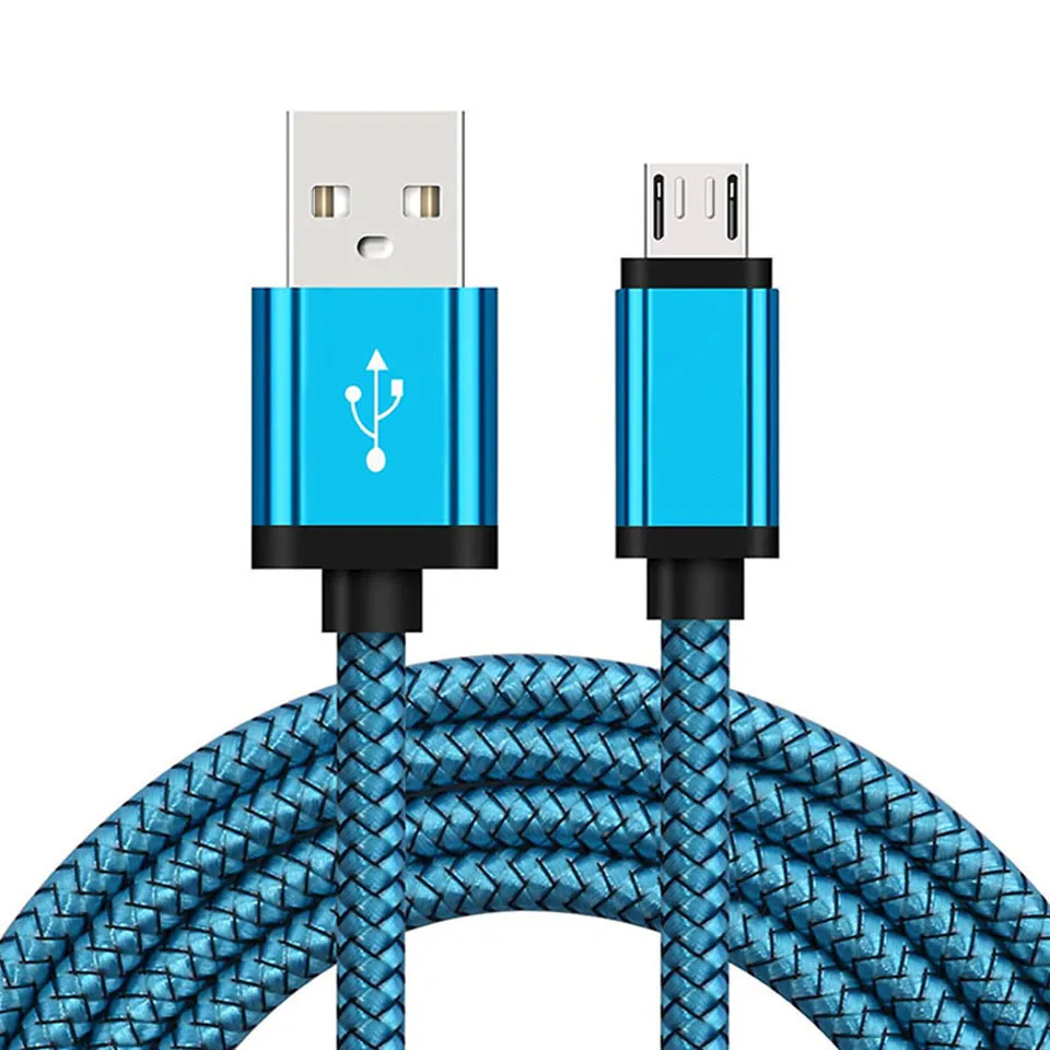 المصغّر usb كابل شحن سامسونج غالاكسي A3 A5 A7 2016 J7 النواة 1/2 متر طويلة الهاتف المحمول شاحن الحبل قصير Redmi 4 5 6