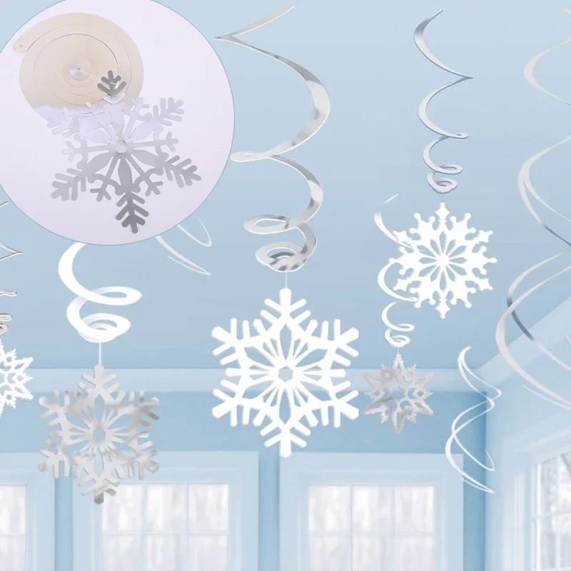 Winter Wonderland Decoration instant snow frozen winter cold heart Foil