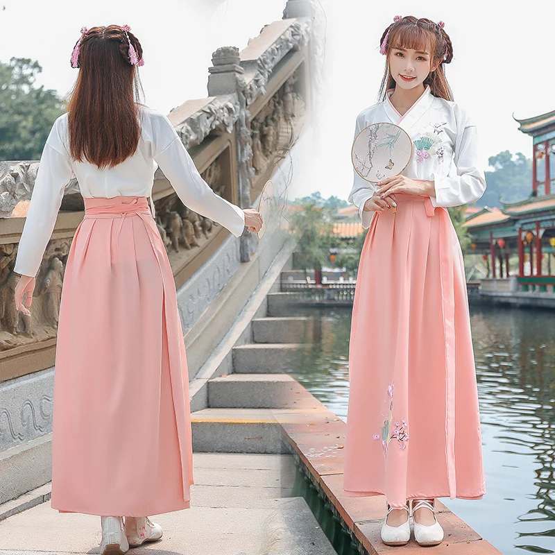 Pink Chinese Women Traditional Costume Lady Ancient Hanfu Clothing Women Fairy Cosplay Tang Dynasty