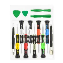 BEST-2408 Repair Tools Kit for iPhone Mobile Phone Screwdriver Torx T4 T5 T6 Phillips 1.2 1.5 Star 0.8 1.2 Slotted 2.0 Tweezers