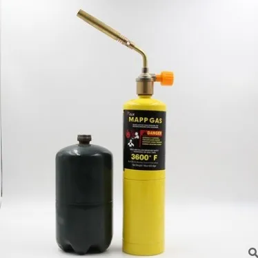 

Mapp Gas Turbo Torch Brazing Solder Propane Welding Plumbing Gas Self Ignition Turbo Torch Brazing Solder Propane Welding