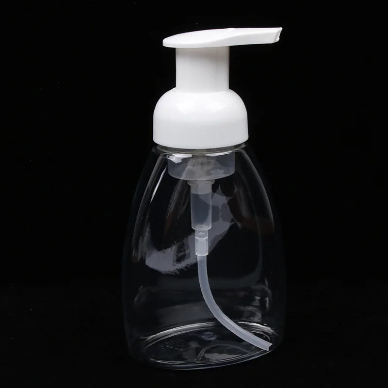 

250ml Portable Mini Refillable Perfume Bottle Empty Cosmetic Plastic Transparent Containers Travel Foam Pump Spray Bottle