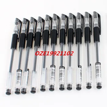 

Office School 0.5mm Tip Replacement Antislip Barrel Black Gel Ink Pens