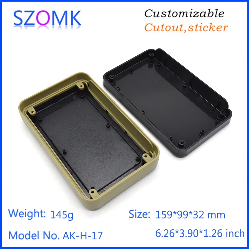 szomk small plastic case for electronic equipment plastic housing for enclosure pcb design junction box tv box abs material plastic casing (51)