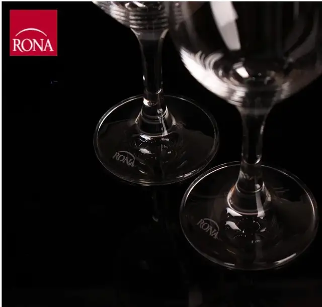 Rona 140 De Importé Cristal Blanc Tasse Gobelet Véritable Origine Ml Verre Tchèque Rouge Vin cR35Ajq4L