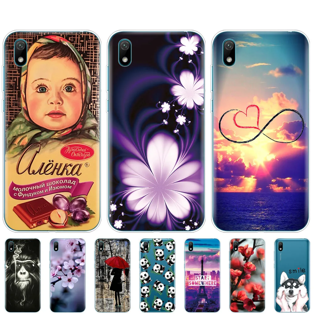

case For Huawei y5 2019 Case cover phone Silicone fundas For Huawei Y5 2019 coque bumper 5.71 inch Skin shockproof
