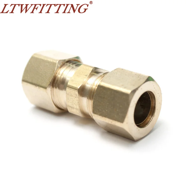 

LTWFITTING 3/8" OD Compression Union ,BRASS COMPRESSION FITTING