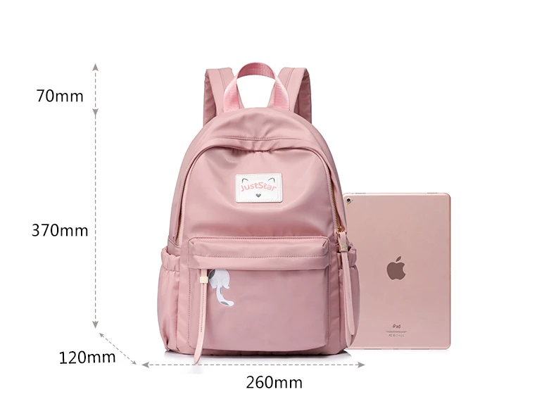Just star women nylon backpack 5