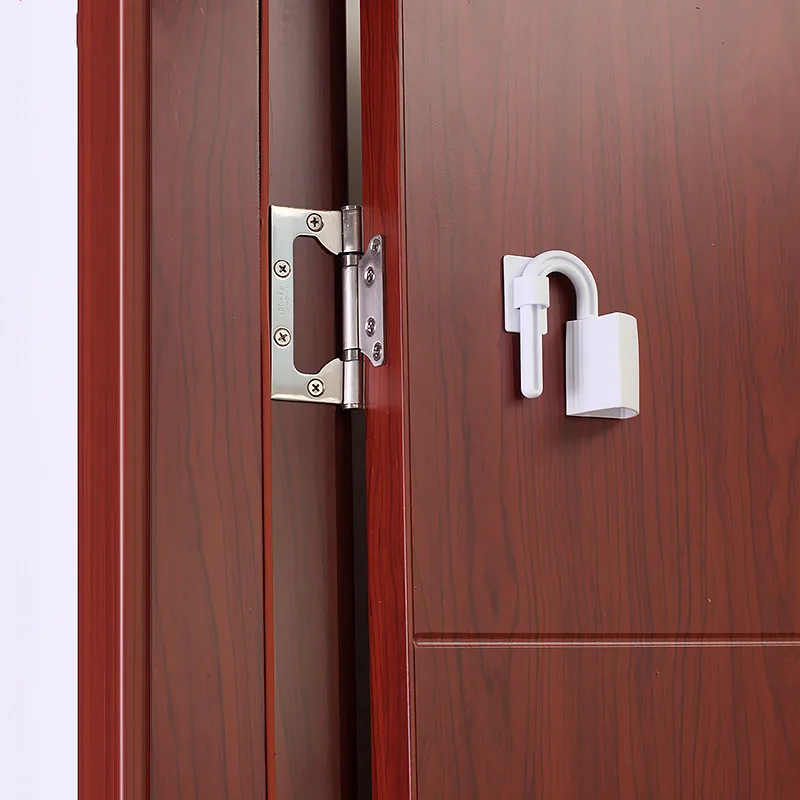 2 قطعة/مجموعة الأطفال قفل أمان الباب سدادة مكافحة قرصة اليد حماية مكافحة قفل الأثاث قفل الأمان الطفل سلامة المعدات