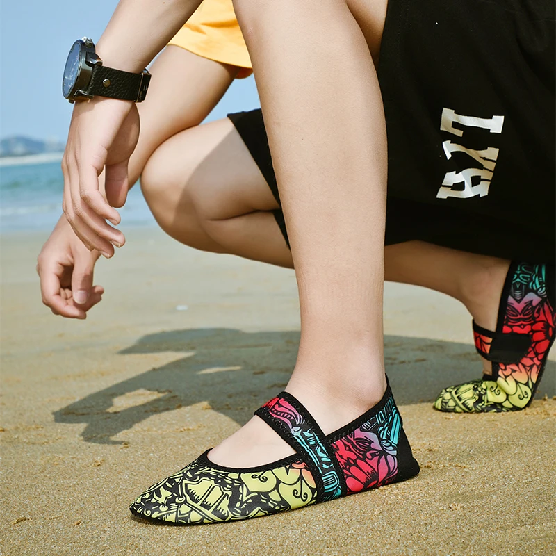 Большие размеры 35-44; уличные женские кроссовки для воды; летняя пляжная обувь; обувь для плавания, рыбалки, дайвинга; мягкая обувь