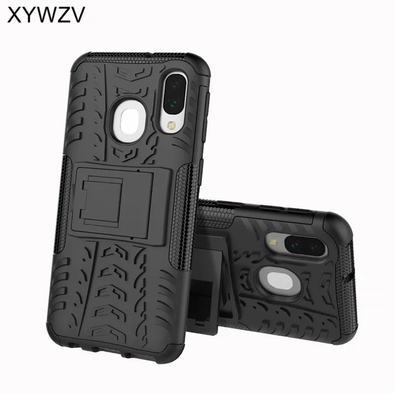 For Samsung Galaxy A40 Case Shockproof Armor Silicone Hard PC Phone Back Cover Holder Fundas |