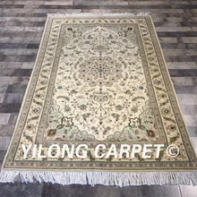 Yilong 4'x6' ручной турецкий стиль изысканный гостиная удобные ковры шерсть шелк комбинированный коврик(WY2045S4x6