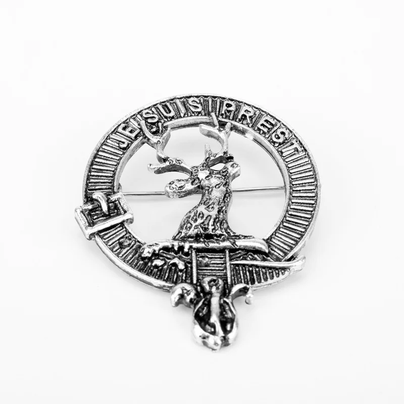 Dongsheng оптовая продажа Je Suis Prest Outlander шотландский келт олень Фрейзера Джейми брошь