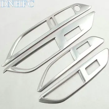 

DNHFC Fit For 2017 Peugeot 3008 Door Window Lifter Protection Chrome Trim Strip Interior Decoration Stickers Car Styling