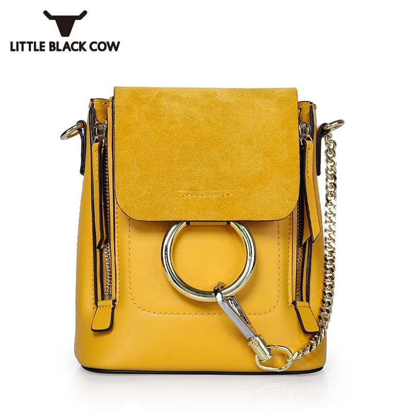 

New Arrival Leather Backpack Female Summer Small Backpack Vintage Harajuku Bag High Quality Shoulder Crossbody Ring Backpack