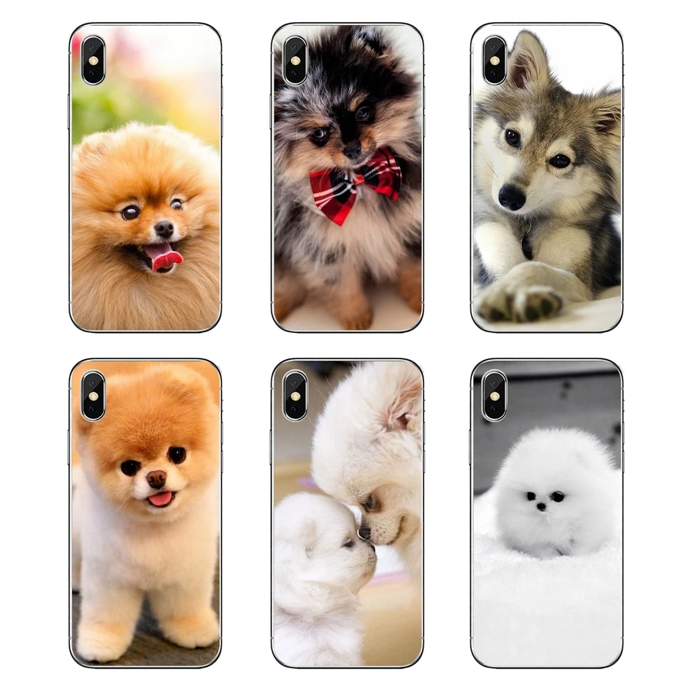 For Nokia 2 3 5 6 8 9 230 3310 2.1 3.1 5.1 7 Plus Soft Transparent Shell Covers Pomeranian dog dogs |