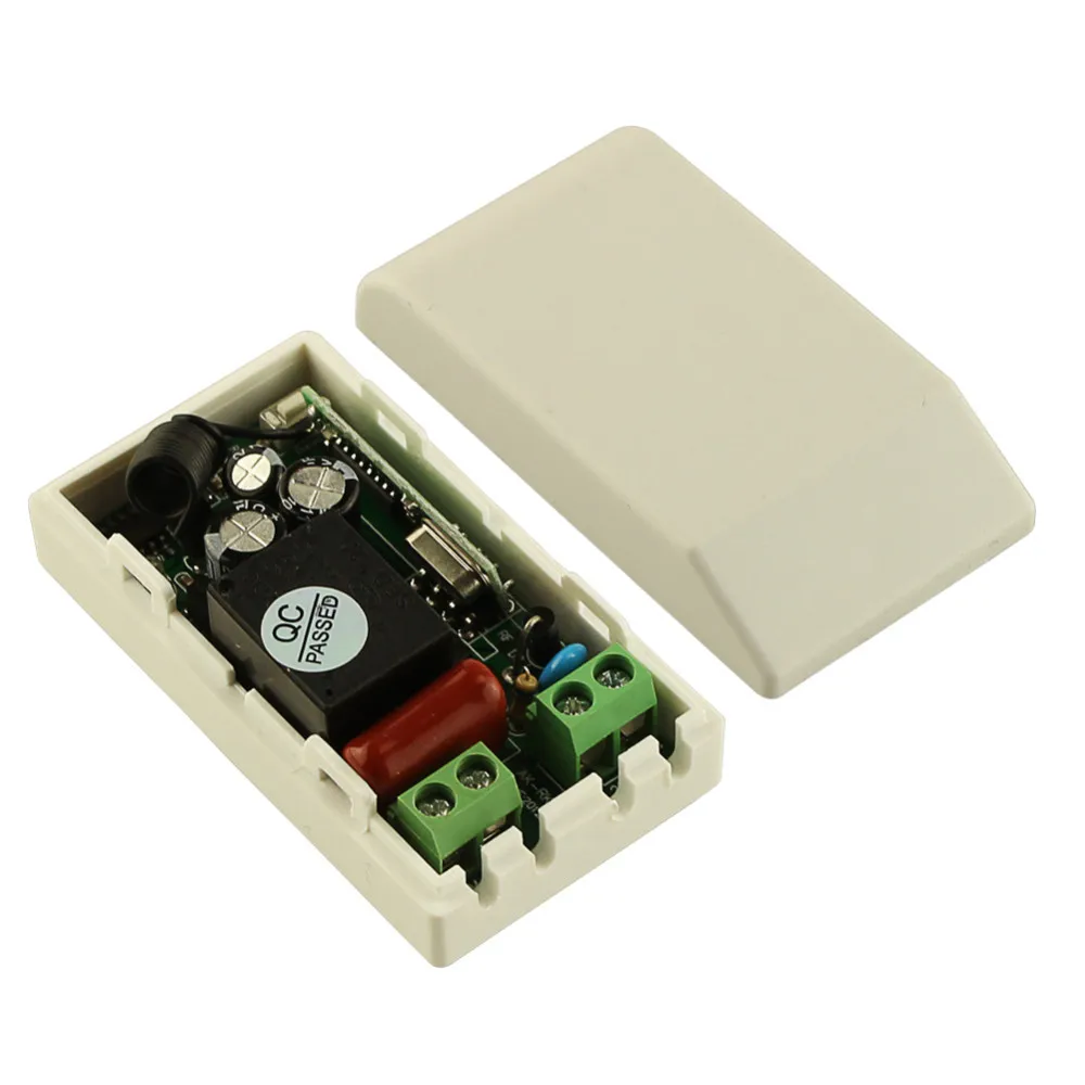 

AK-RK01S-220-J AC 220V 1CH 10A Wireless Remote Lighting Switch High Quality Receiver 315mhz 433.92mhz Select