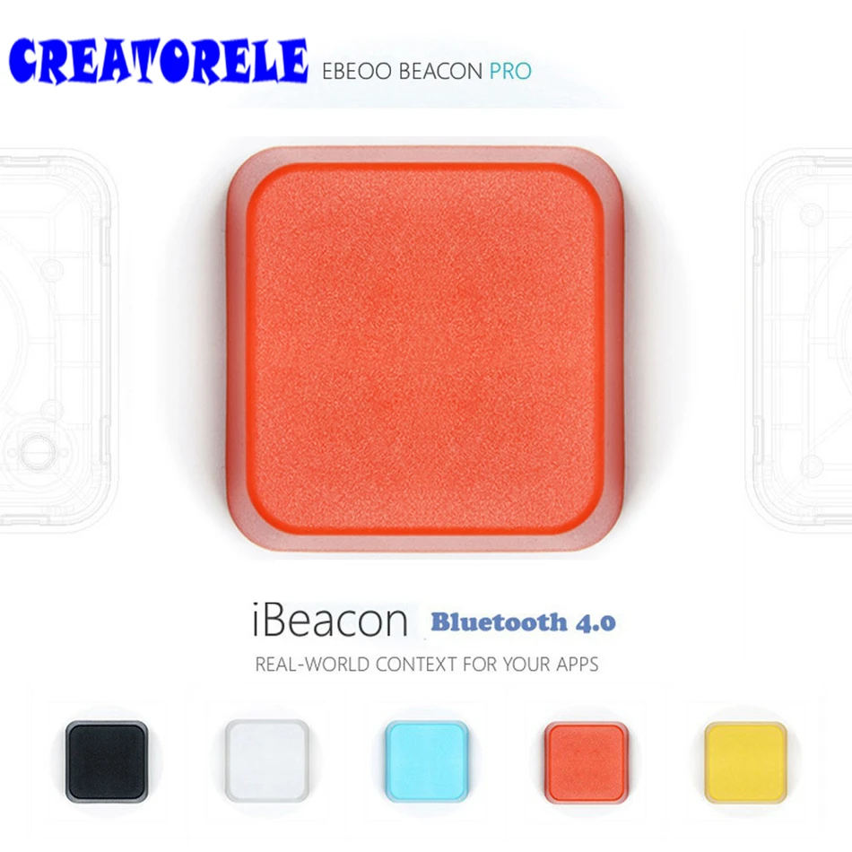 

2016 New wateproof Iow Energy Ibeacon BIuetooth 4.0 kit beacon bIuetooth moduIe receiver Proximity Device with Battery