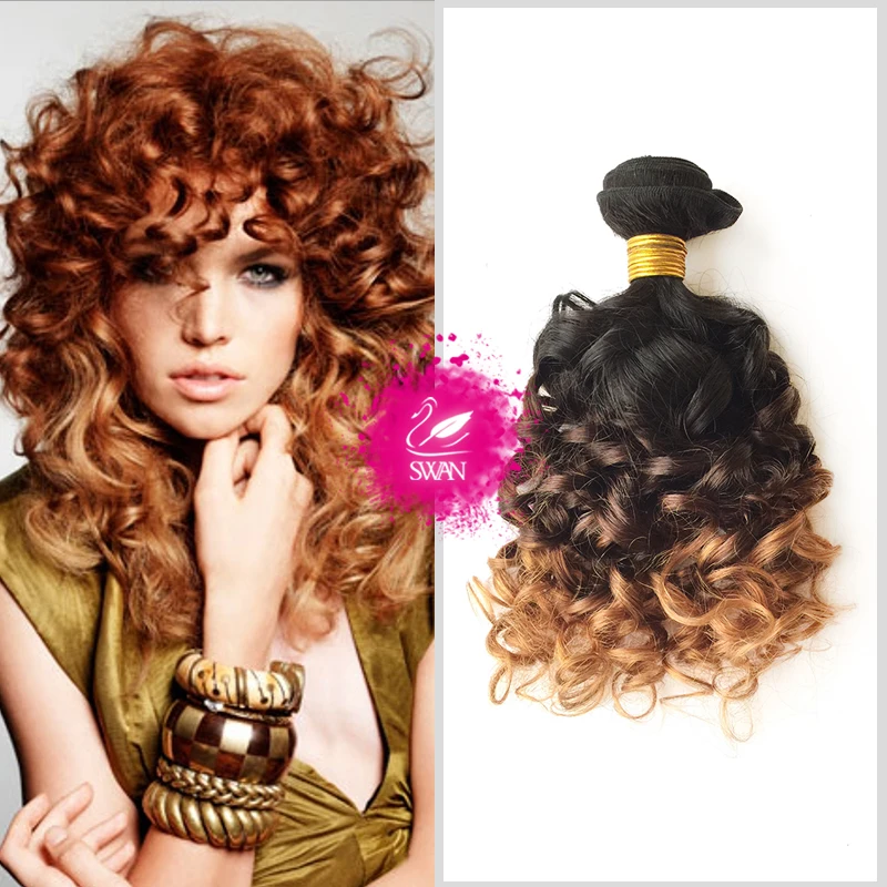 Swan 9a Grade Human Hair Extension 1 Bundle Peruvian Spiral Curly