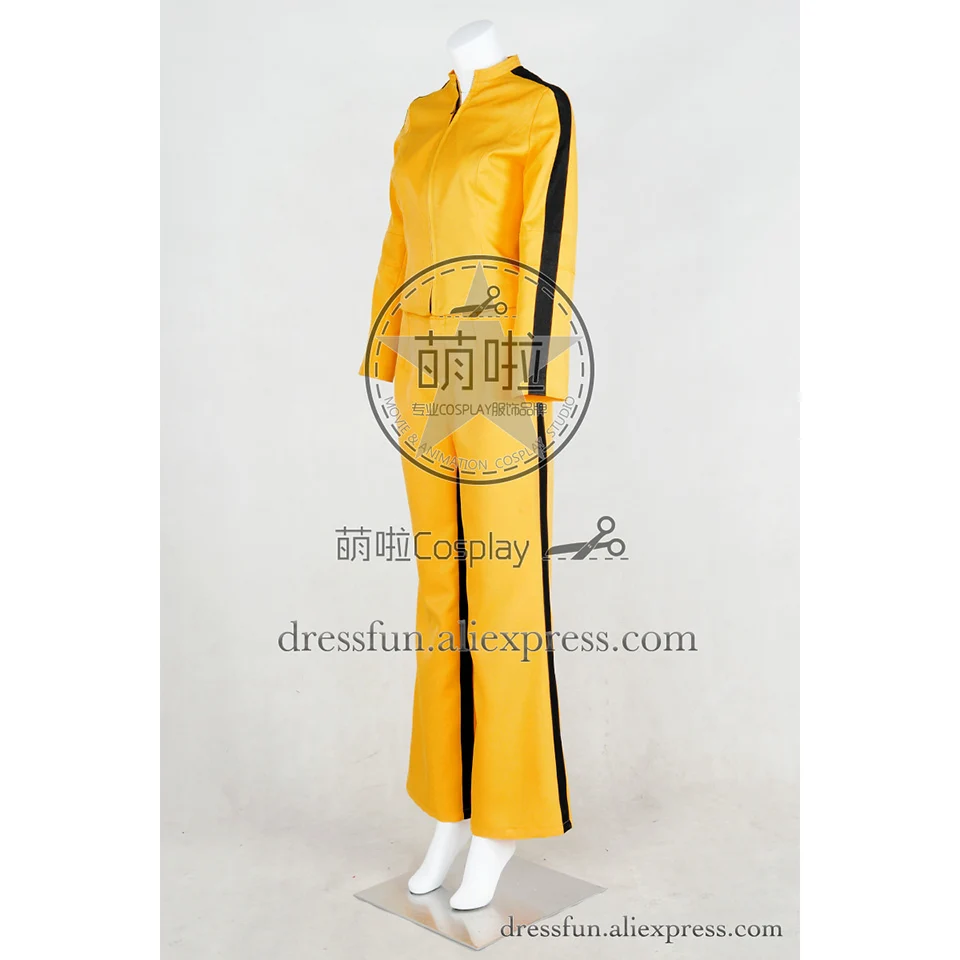 Kill Bill/костюм для косплея невесты Beatrix Michelle Kiddo новый желтый наряд униформа костюм