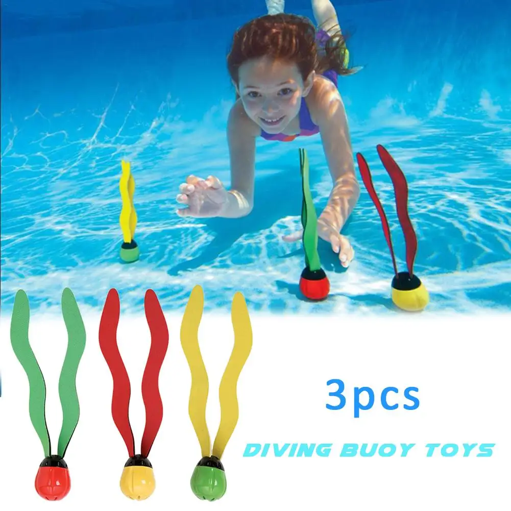 3Pcs Kids Underwater Toy Grab Dive Seaweed Grass Swimming Pool