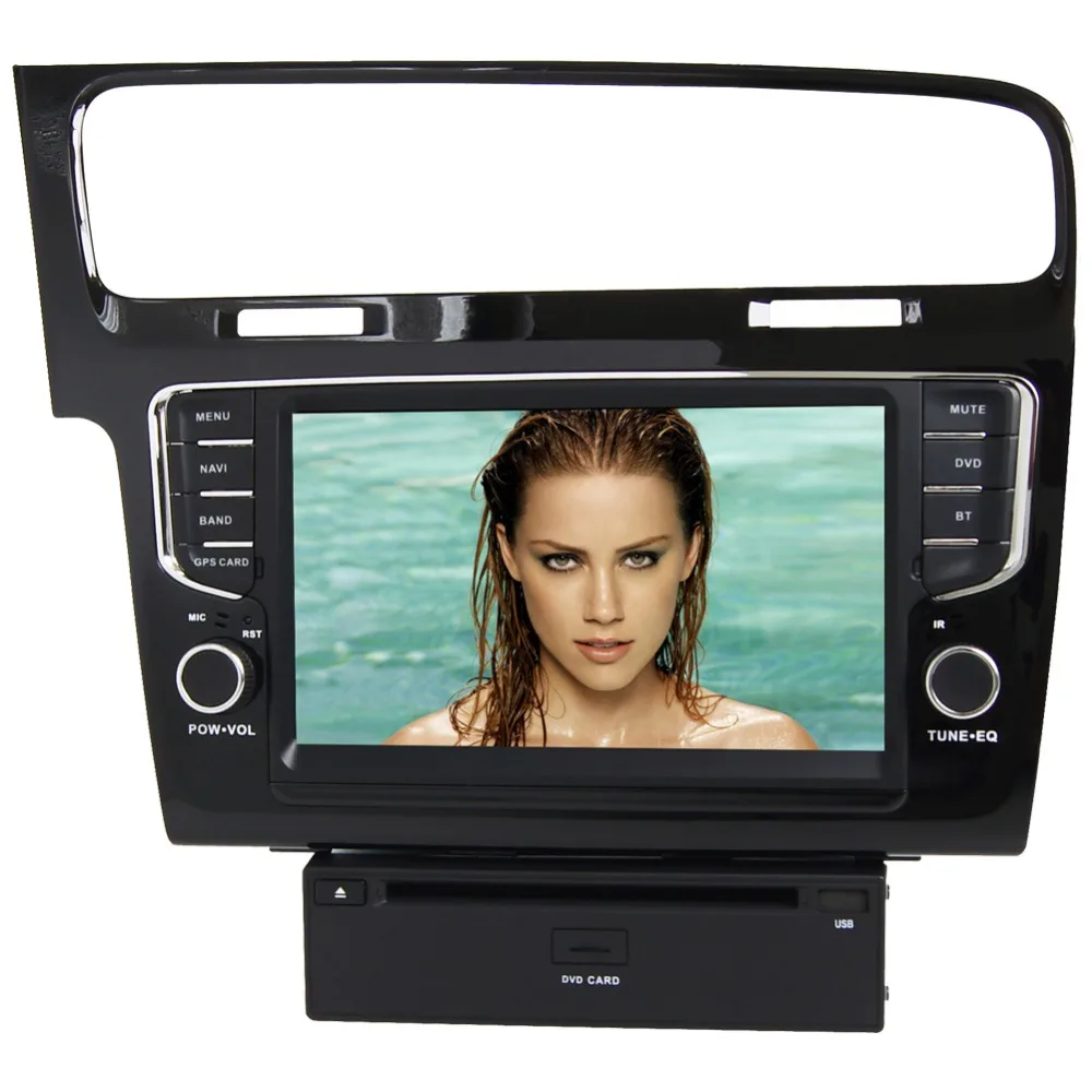 " HD 1024*600 4 ядра Android автомобильный DVD gps Радио Видео Стерео навигация плеер для VW Golf 7 2013 TPMS DVR wifi