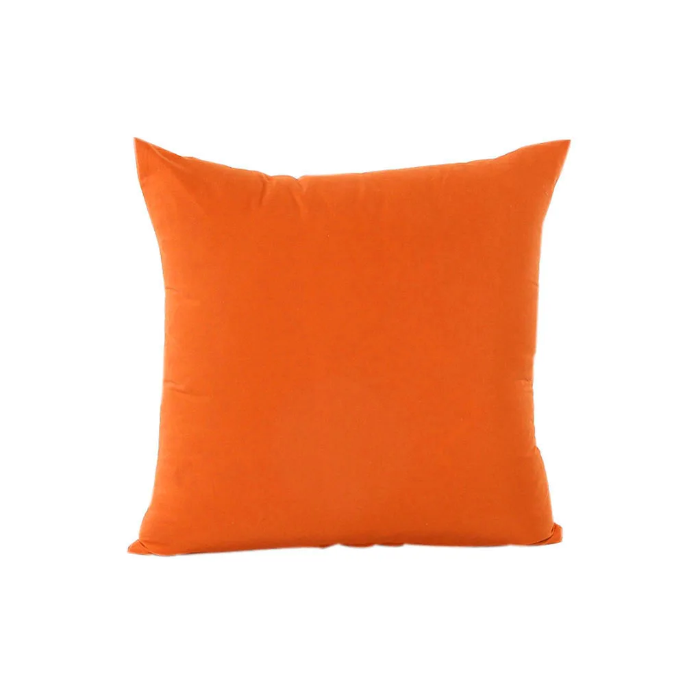 

2018Home Decor Pillow Case Cotton Linen Cushion Cover Stripe Orange 2o0420
