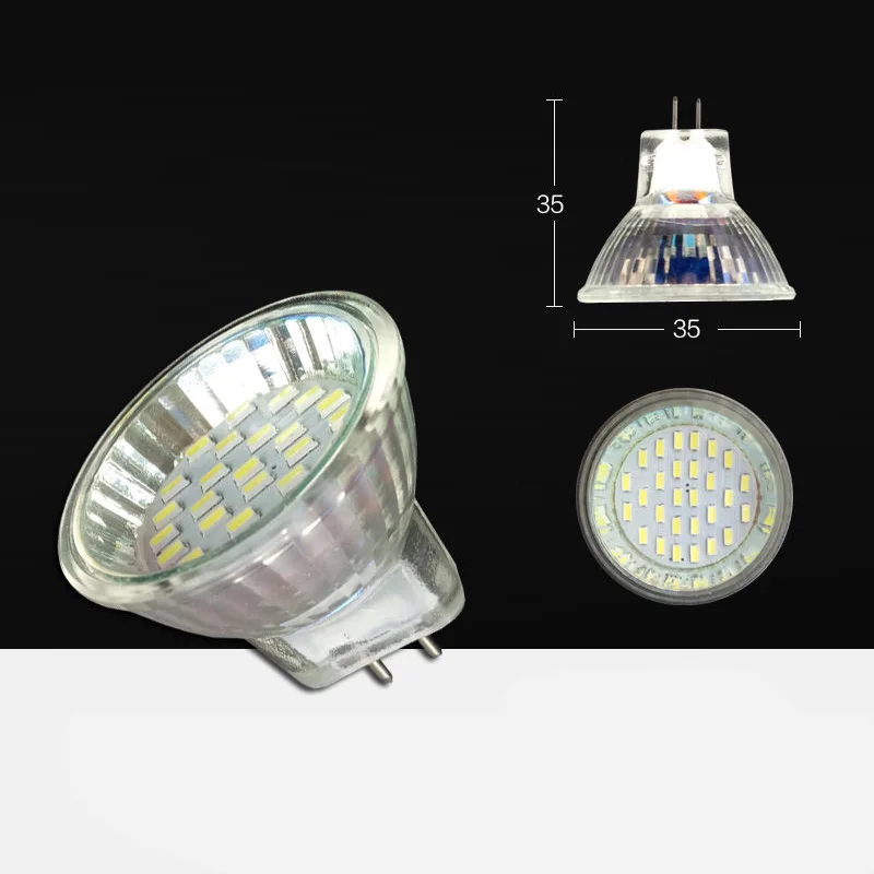 MR11 Светодиодный точечный светильник AC/DC 12 В AC 220 5 Вт 7 5730/3014 SMD светодиодный
