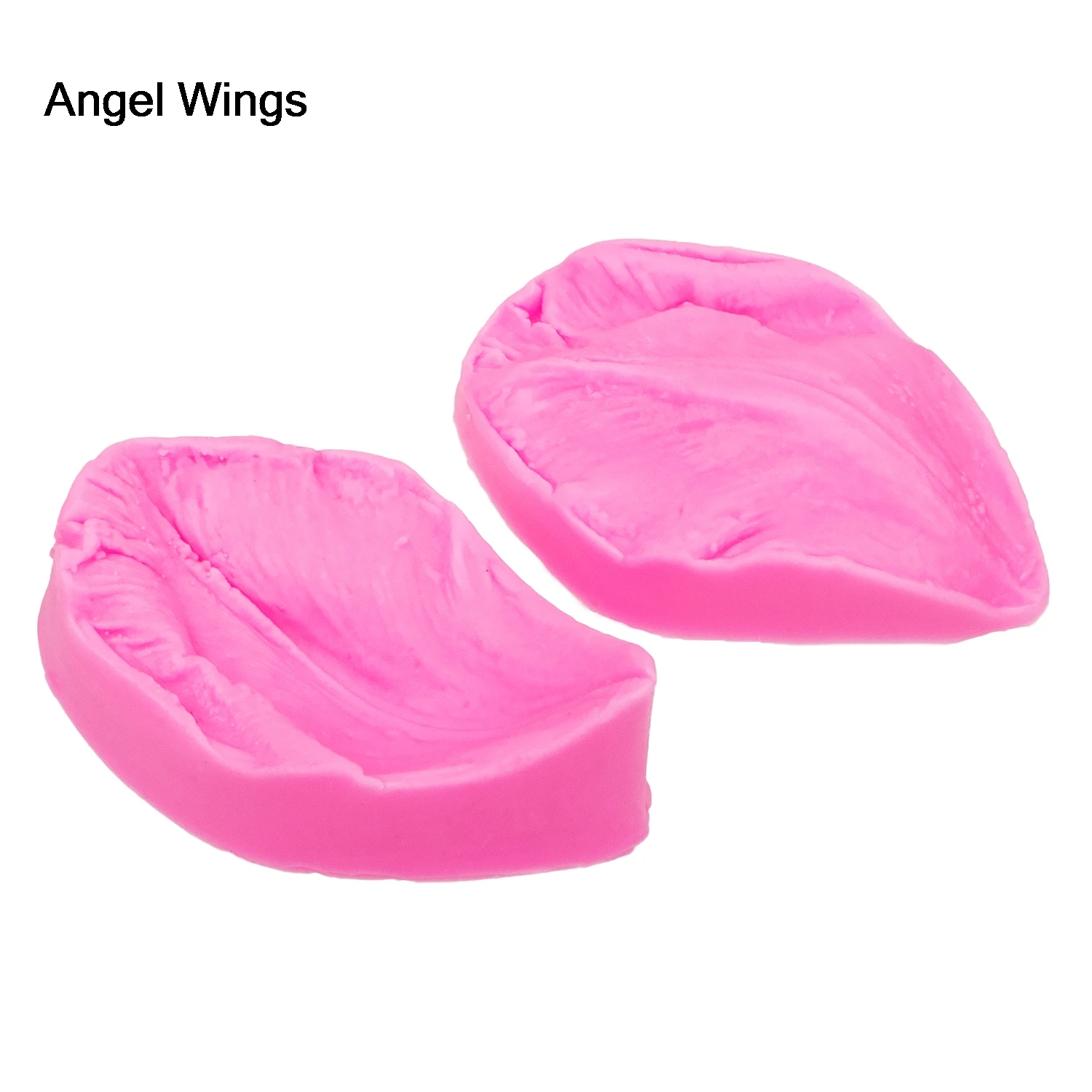 Angel Wings Food grade 3D силиконовая форма для помадки торта лепестки лилии тиснение