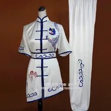 Customize Chinese wushu uniform Kungfu font b clothing b font Martial arts suit exercise Dragon embroidered