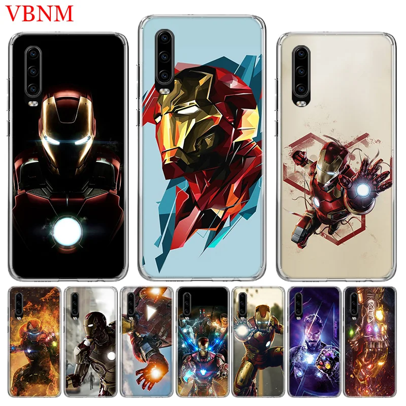 

TPU Silicon Phone Case For Huawei Mate 10 20 Pro Lite 20X S RS Y5 Y6 Y7 Y9 2019 Prime Art Customized Cases Iron Man Marvel Hero