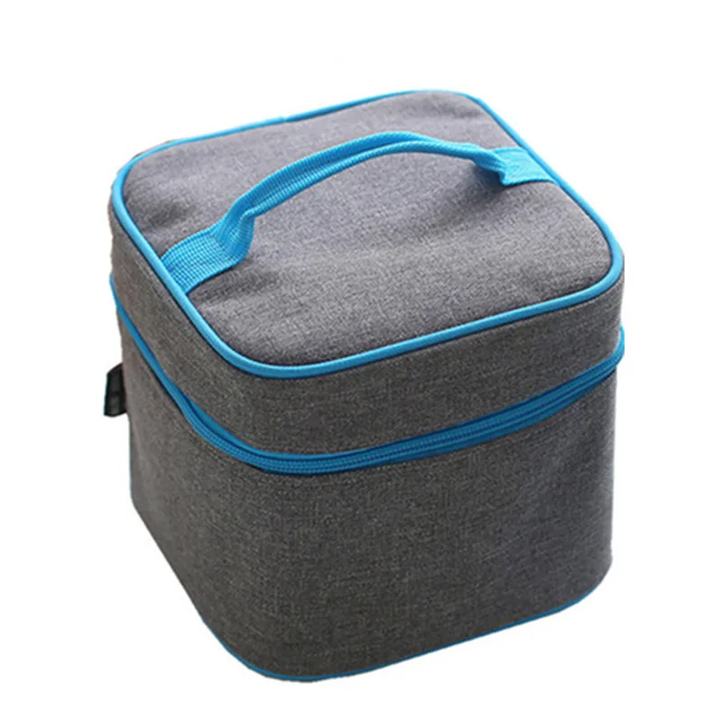 

Oxford Gray Lunch Thermal Insulated Bags Coole Tote Box For Women's Kids Travel Picnic BBQ Ice Pack Accessories Supplies Product