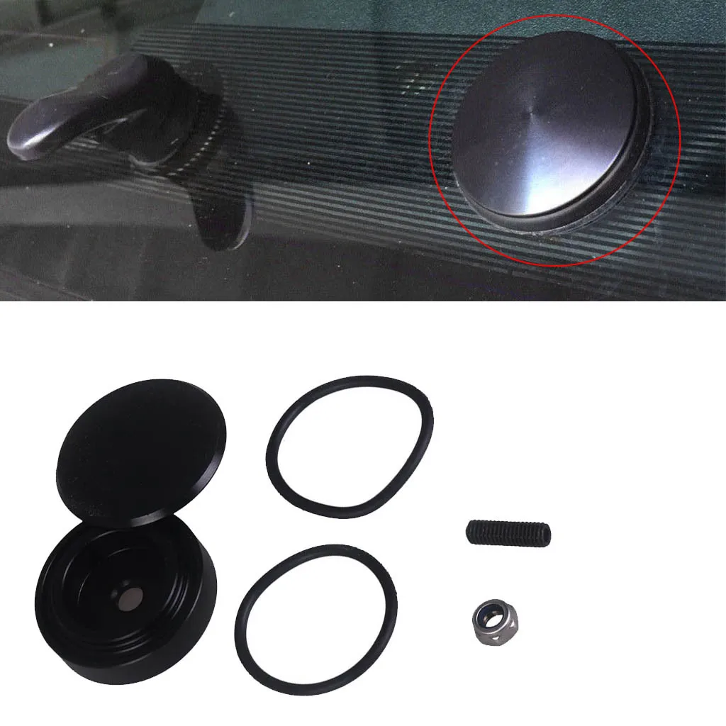 

Auto Car Rear Wiper Delete Kit O-ring Seal Nut Screw Block Off Plug Cap For Honda Civic Si 2002 2003 2004 2005 #Z531