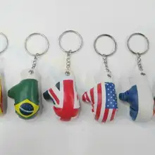 Пластиковые боксерские перчатки мешок кулон мини-боксерские перчатки брелок маленькие украшения спортивные Поклонники рекламы сувениры брелок для ключей