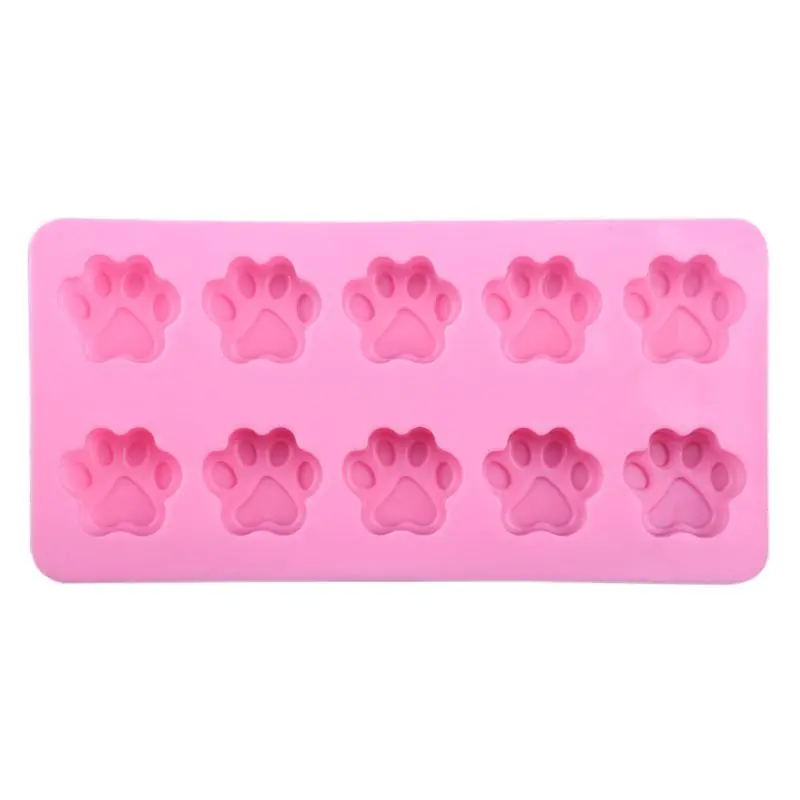 

Crystal Epoxy Molds Pink Cat Claw Silicone Mould Manual DIY Accessories UV Glue Mold