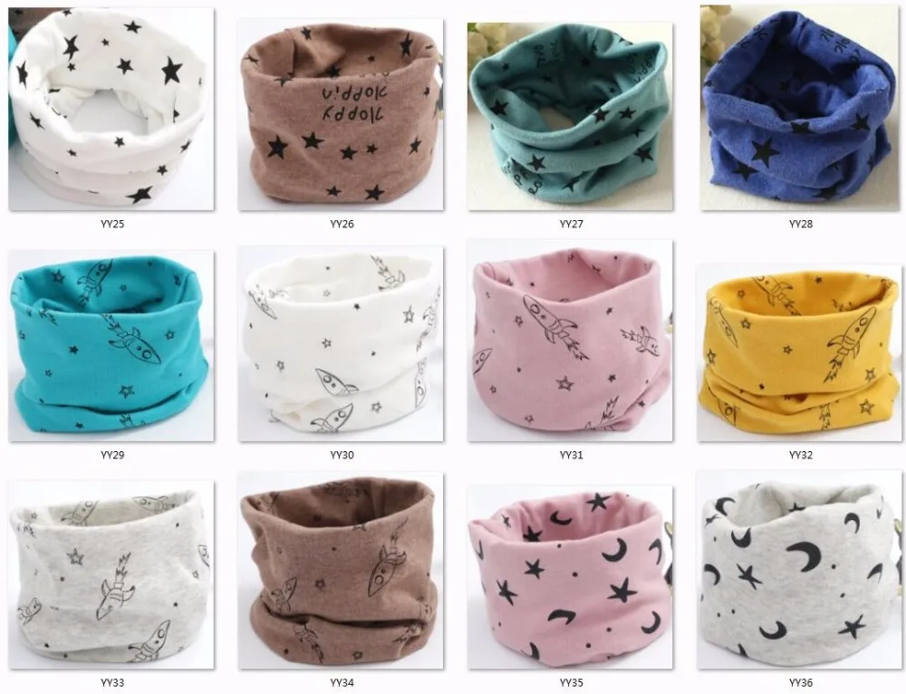 Spring Scarf for Baby Girls Children Scarf Collar Boys Kids Thick Warm Neck Scarves Baby Ring Scarf Autumn Winter Neckchief