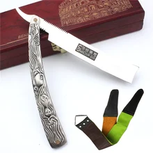 Ретро Танцевальная Парикмахерская бритва из нержавеющей древесины Бритва для тела для женщин и мужчин Navaja De Afeitar материал Para Depilar