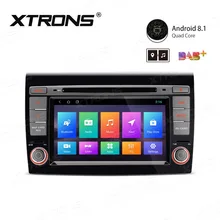 XTRONS " Android 8,1 Автомобильная Мультимедийная система DVD плеер для Fiat Bravo 198 2007- gps навигация RCA выход