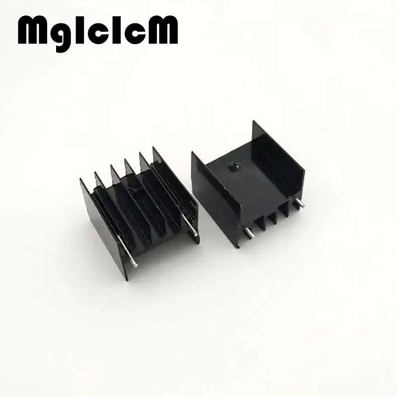 10PCS 25*23*16MM TO 220 Triode Heat Sink TO220 Transistor Aluminum