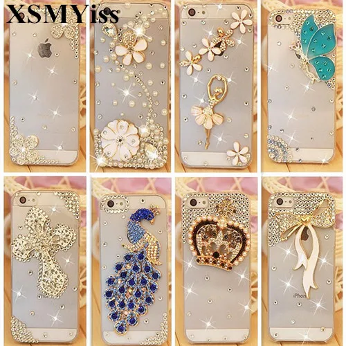

XSMYiss Rhineston Case Cover For Huawei P8 P9 P10 P20 Lite Plus Mate 7 8 9 10 Pro Diamond Soft Mobile phone Case Cover